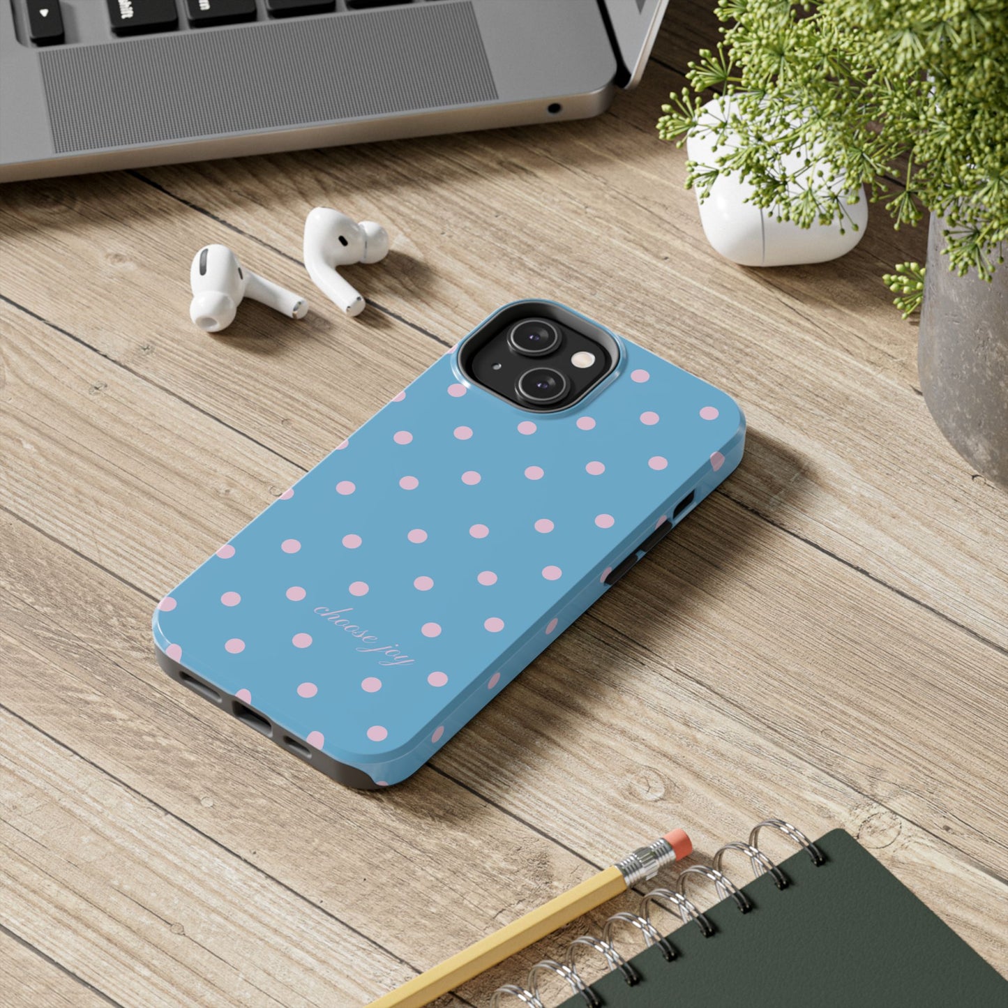 "Choose Joy" Blue & Pink