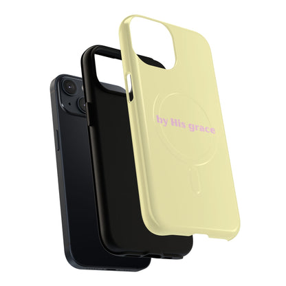 "by His grace" yellow MagSafe