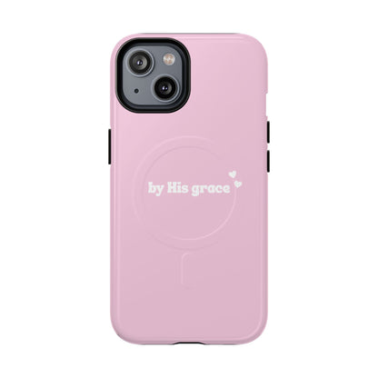 "by His grace" pink MagSafe
