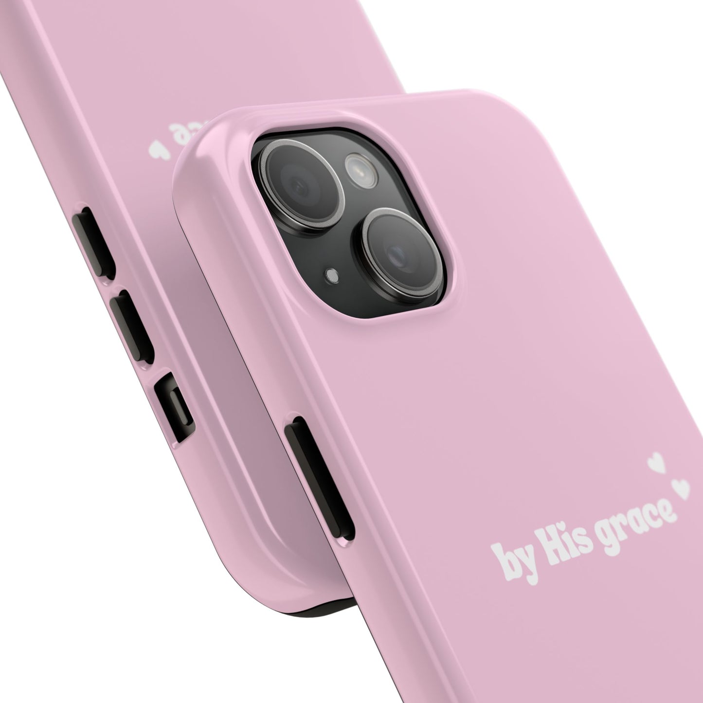 "by His grace" pink