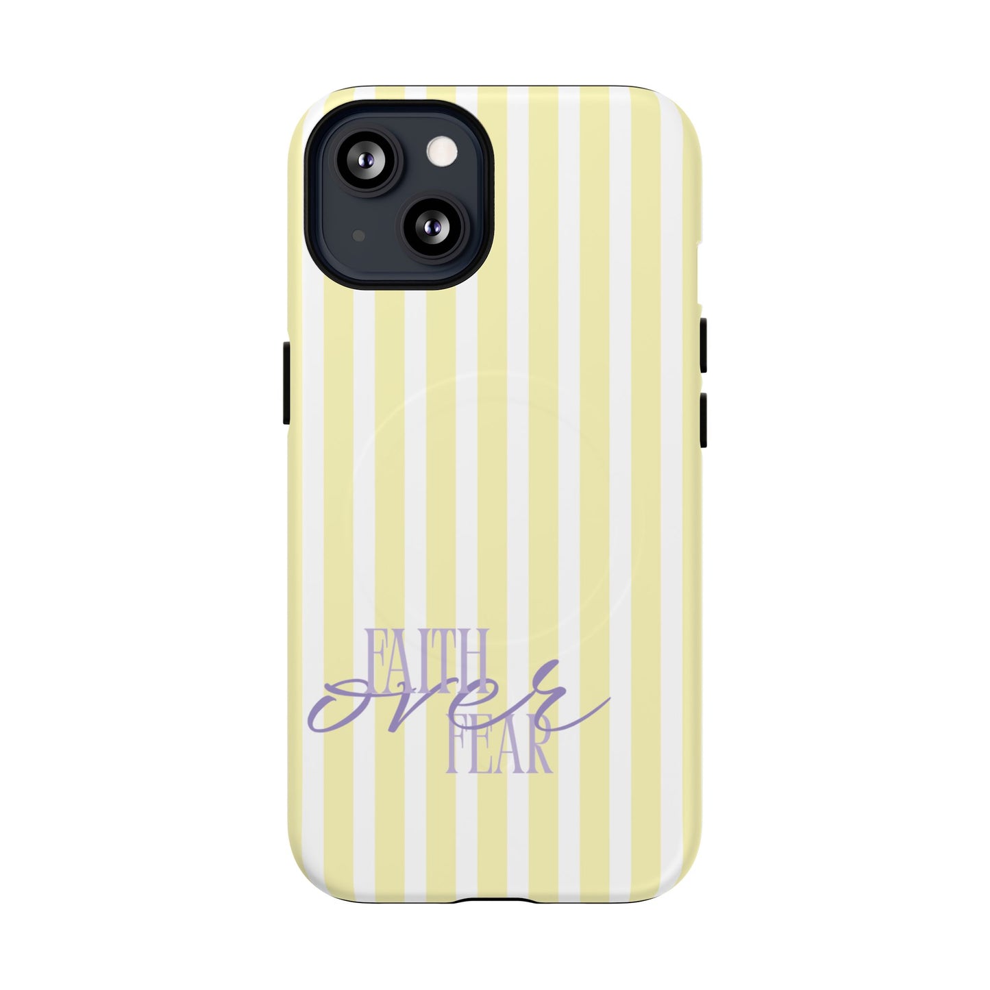"Faith Over Fear" Purple & Yellow MagSafe