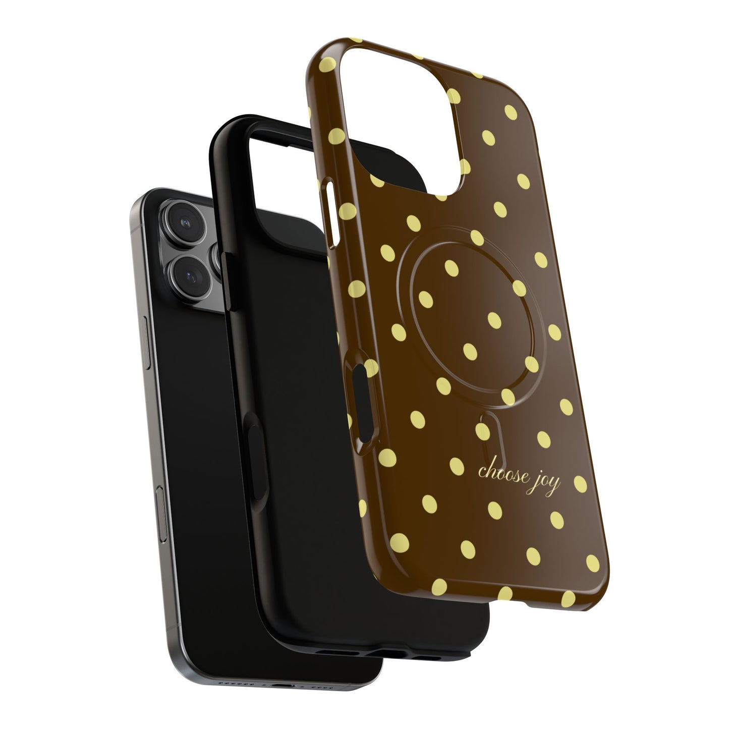 "Choose Joy" Brown & Yellow MagSafe