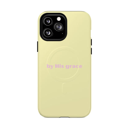 "by His grace" yellow MagSafe