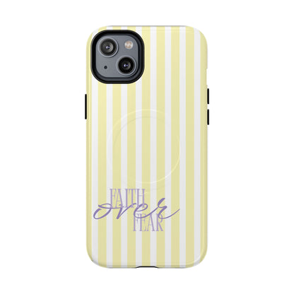 "Faith Over Fear" Purple & Yellow MagSafe