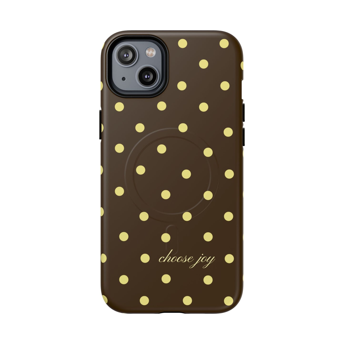 "Choose Joy" Brown & Yellow MagSafe