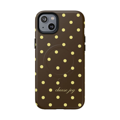 "Choose Joy" Brown & Yellow MagSafe