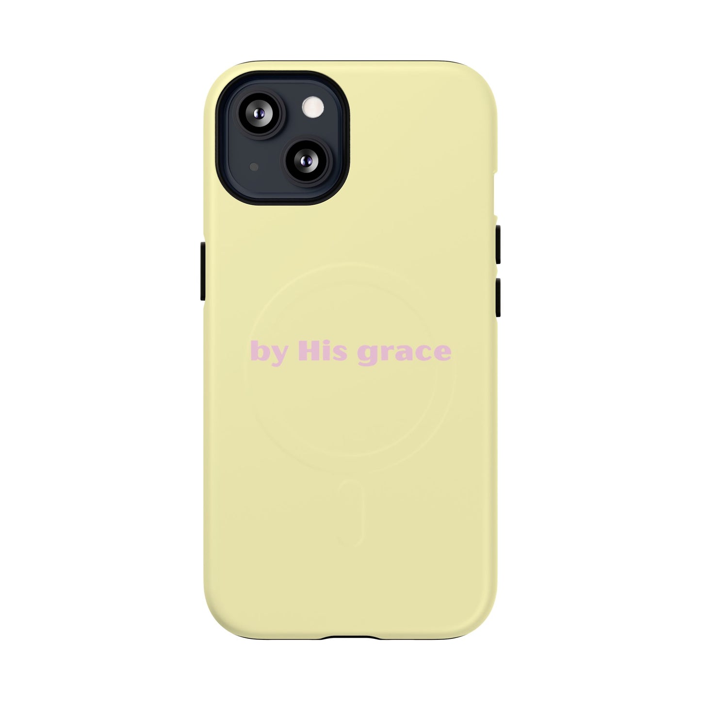 "by His grace" yellow MagSafe