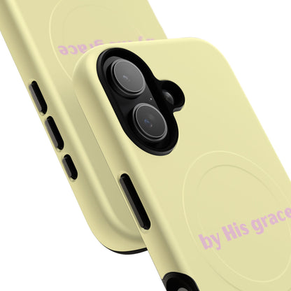 "by His grace" yellow MagSafe