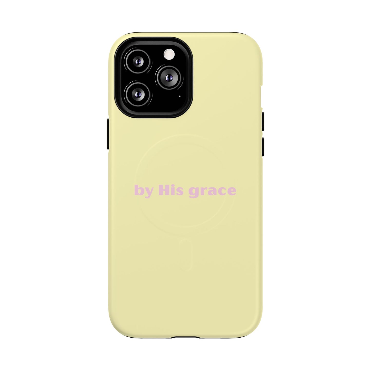 "by His grace" yellow MagSafe