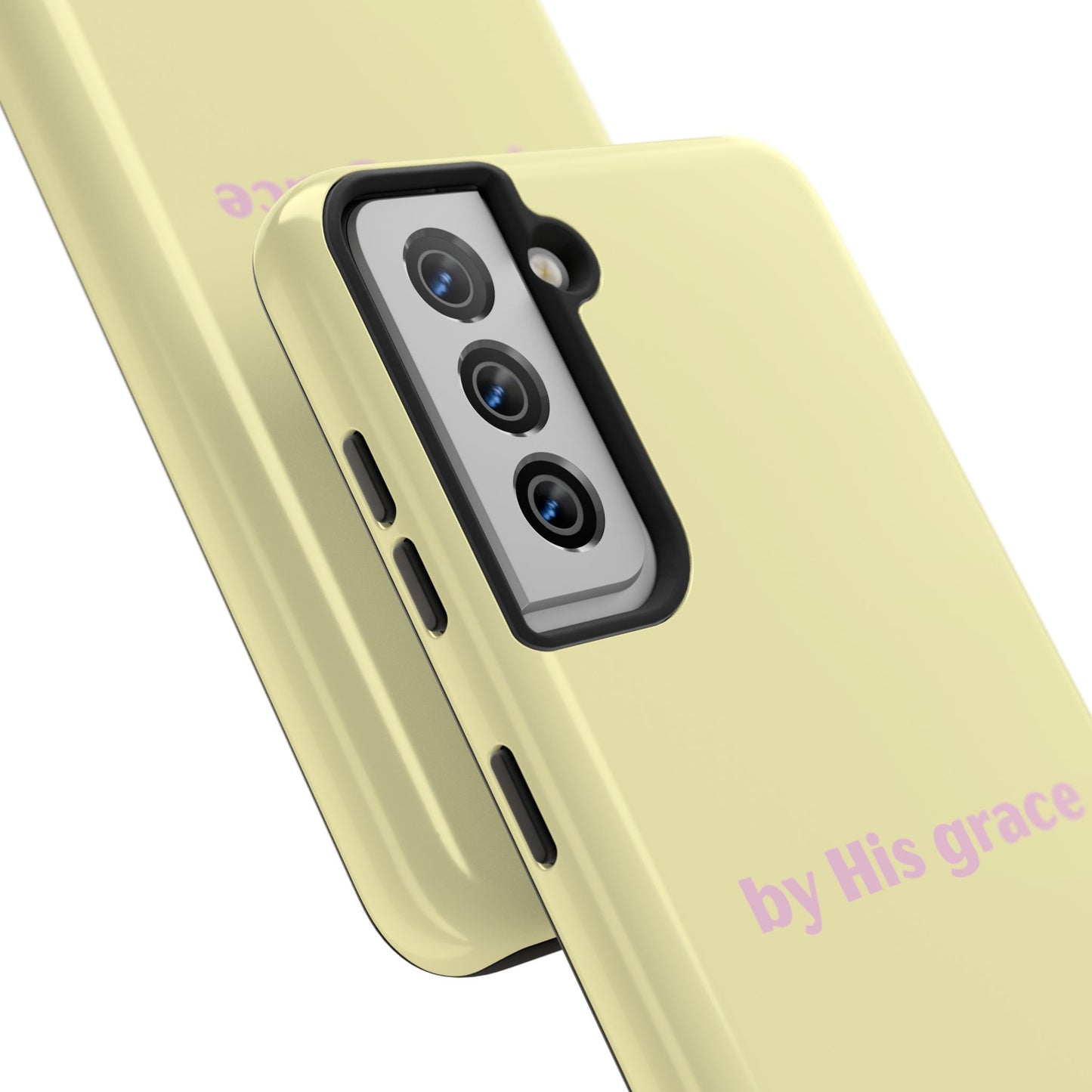 "by His grace" yellow