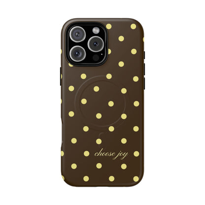 "Choose Joy" Brown & Yellow MagSafe