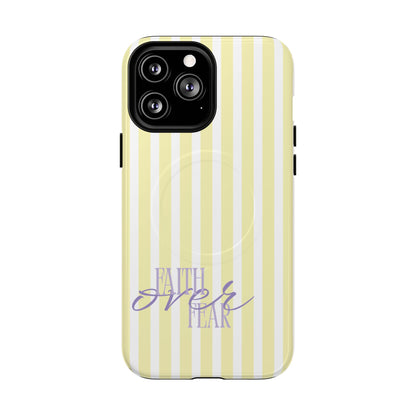 "Faith Over Fear" Purple & Yellow MagSafe