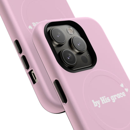 "by His grace" pink MagSafe