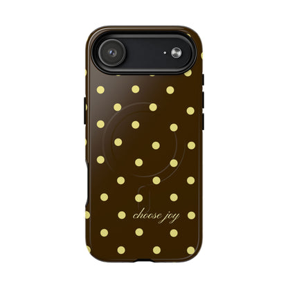 "Choose Joy" Brown & Yellow MagSafe