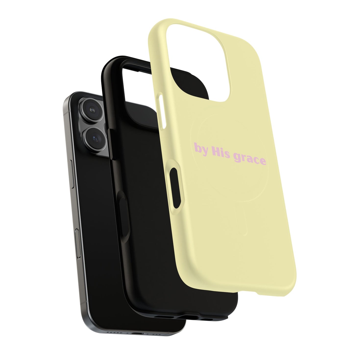 "by His grace" yellow MagSafe