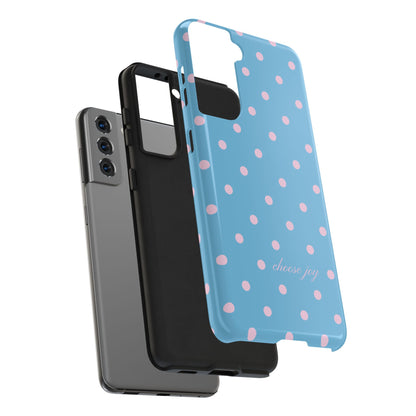 "Choose Joy" Blue & Pink