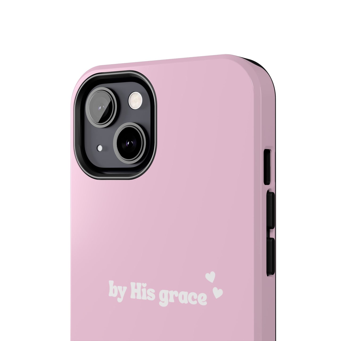 "by His grace" pink