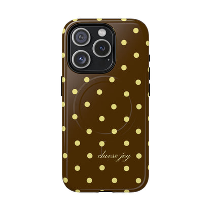 "Choose Joy" Brown & Yellow MagSafe