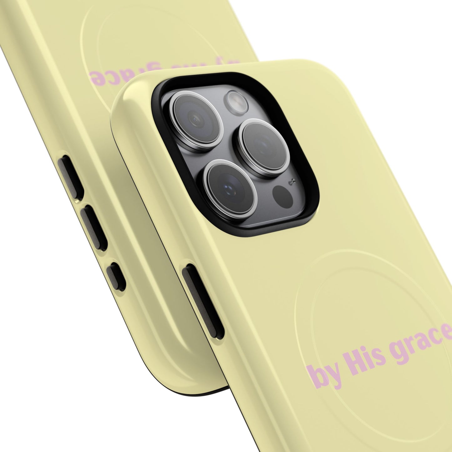 "by His grace" yellow MagSafe