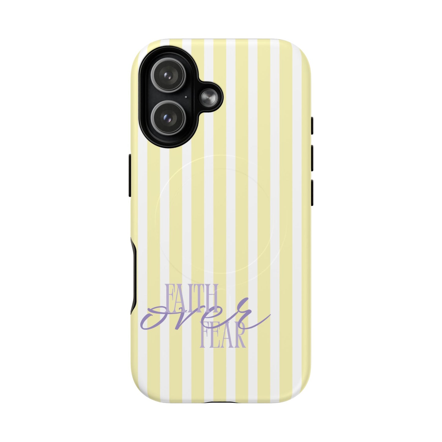 "Faith Over Fear" Purple & Yellow MagSafe