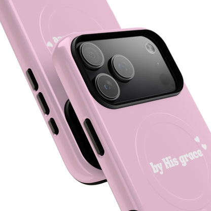 "by His grace" pink MagSafe